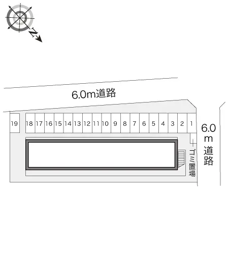 ★手数料０円★東金市南上宿　月極駐車場（LP）